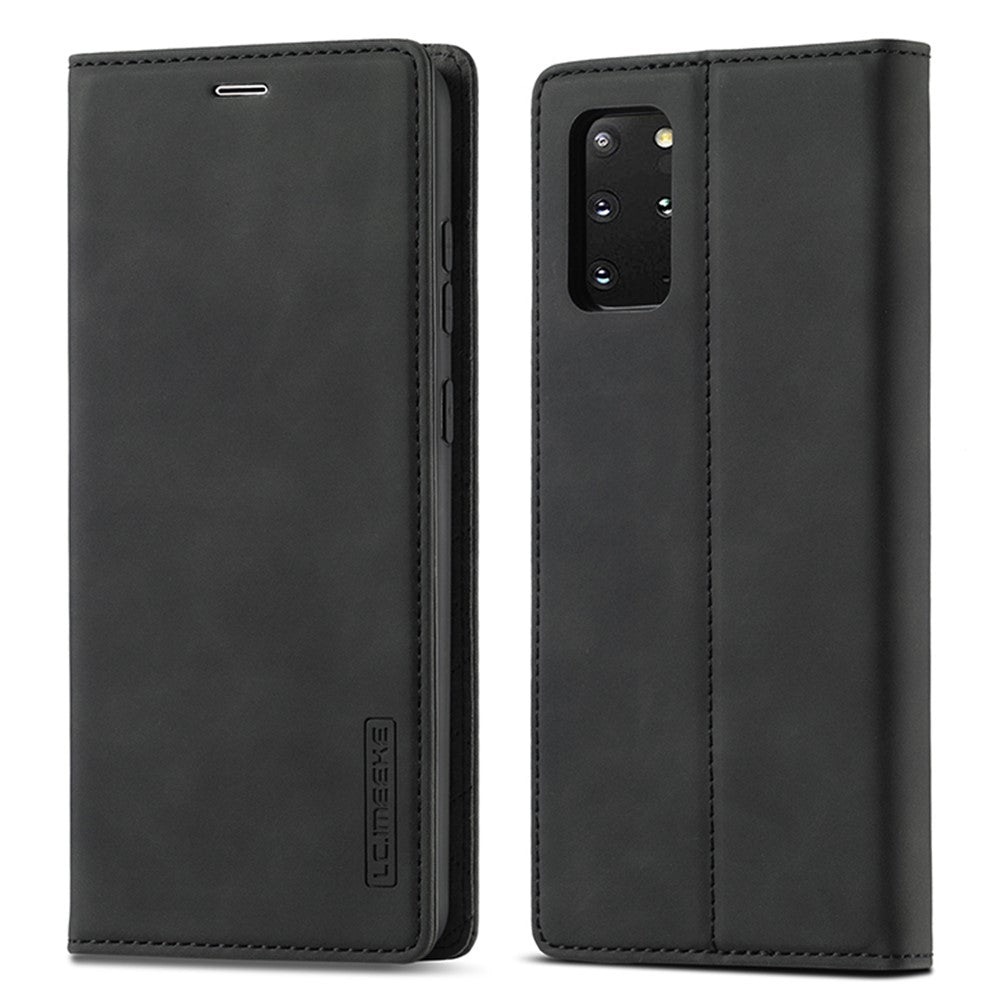 LC.IMEEKE Auto-Absorbed Leather Wallet Stand Phone Protective Shell with Wallet Stand for Samsung Galaxy S20 Plus/S20 Plus 5G