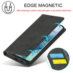 LC.IMEEKE Auto-Absorbed Leather Wallet Stand Phone Protective Shell with Wallet Stand for Samsung Galaxy S20 Plus/S20 Plus 5G