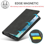 LC.IMEEKE LC Starkt Magnetisk Läderplånbok mobilskyddsskal för Samsung Galaxy S20 Ultra
