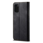 Jeans Cloth Texture TPU + PU Leather Phone Cover Case for Samsung Galaxy S20 FE/S20 FE 5G/S20 Lite/S20 FE 2022