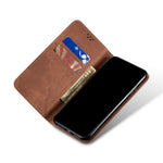 Leisure Style Cell Phone Cover Case in Jeans Cloth Texture for Samsung Galaxy M51 (without Fingerprint Version)