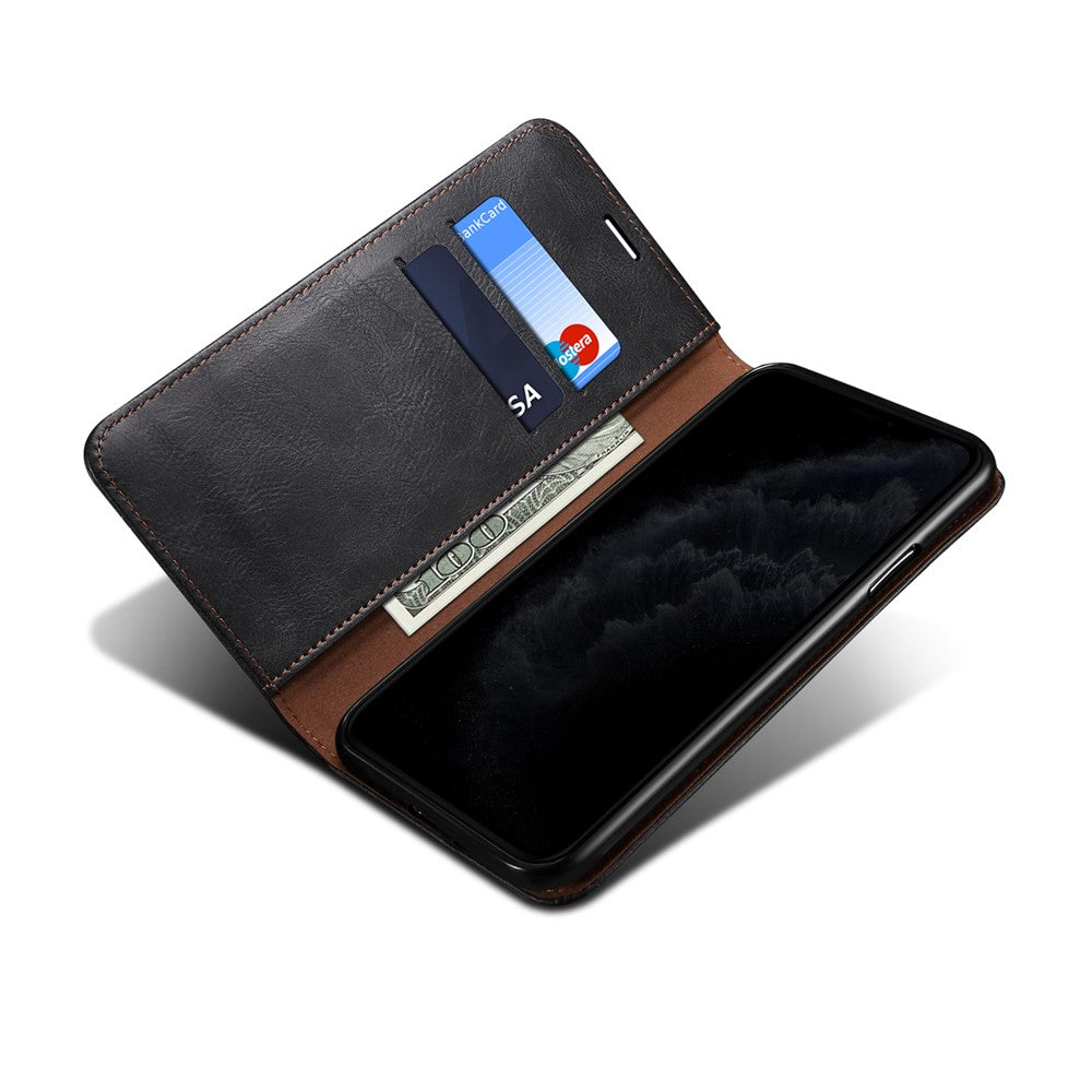 Waxy Crazy Horse Texture Leather Phone Cover Case for Samsung Galaxy S20 FE/S20 FE 5G/S20 Lite/S20 FE 2022