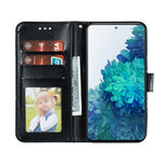 Beskyttende lædercover med aftryk, mandala og blomst til Samsung Galaxy S20 FE/S20 FE 5G/S20 Lite/S20 FE 2022
