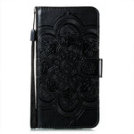 Beskyttende lædercover med aftryk, mandala og blomst til Samsung Galaxy S20 FE/S20 FE 5G/S20 Lite/S20 FE 2022
