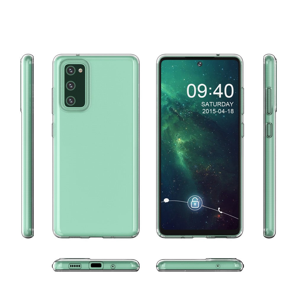 Ultra Thin 0.5mm See-Through Clear TPU Cover for Samsung Galaxy S20 FE / S20 FE 5G / S20 Lite / S20 FE 2022