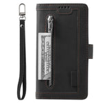 Zipper Pocket 9 Card Slots Leather Wallet Case for Samsung Galaxy S20 FE/S20 FE 5G/S20 Lite/S20 FE 2022