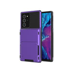 Flip Card Holder TPU+PC Hybrid Case for Samsung Galaxy Note 20 Ultra/Note 20 Ultra 5G