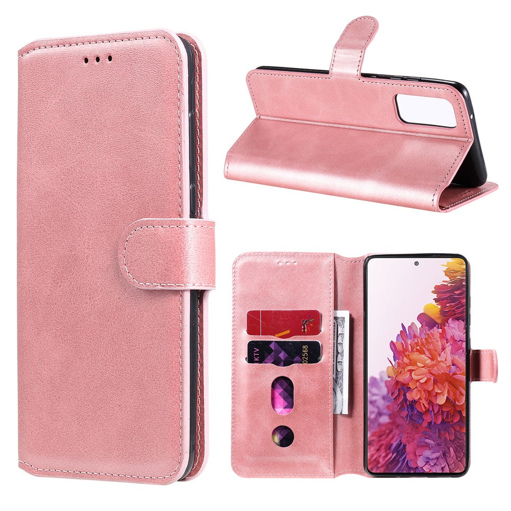 Wallet + Stand Classic Style Flip Leather Phone Case for Samsung Galaxy S20 FE 4G/5G/2022/S20 Lite
