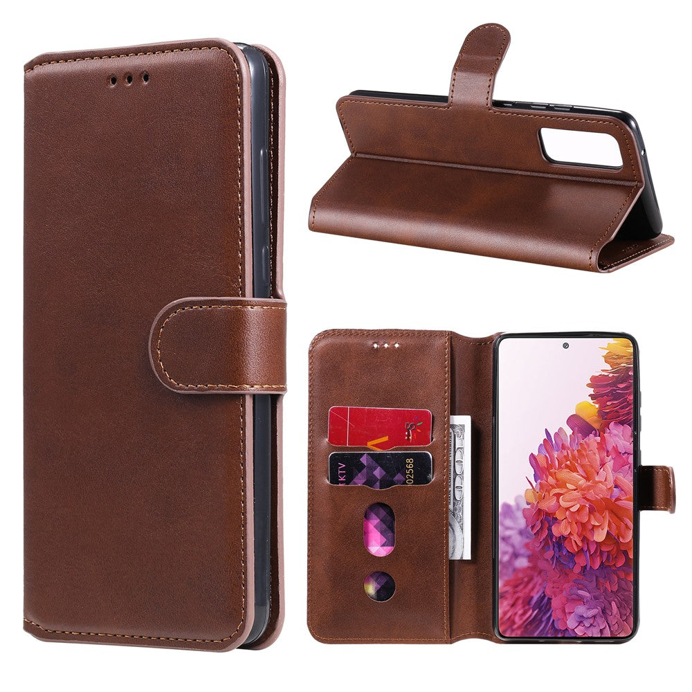 Wallet + Stand Classic Style Flip Leather Phone Case for Samsung Galaxy S20 FE 4G/5G/2022/S20 Lite