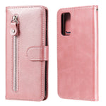 Zipper Pocket Leather Wallet Stand Case for Samsung Galaxy S20 FE 4G/5G/2022/S20 Lite