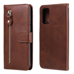 Zipper Pocket Leather Wallet Stand Case for Samsung Galaxy S20 FE 4G/5G/2022/S20 Lite