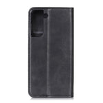Auto-absorbed Split Leather Cover for Samsung Galaxy S21 5G/S21 4G