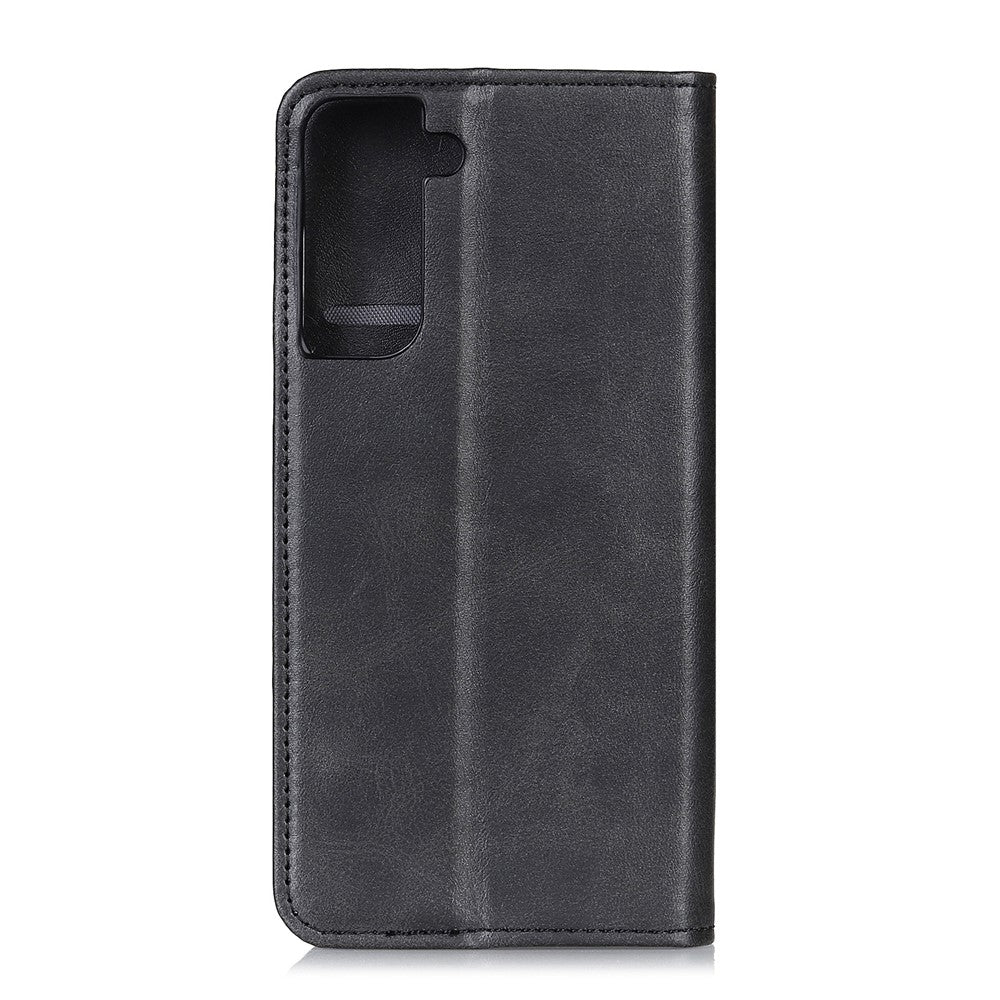 Auto-absorbed Split Leather Cover for Samsung Galaxy S21 5G/S21 4G