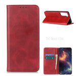 Auto-absorbed Split Leather Cover for Samsung Galaxy S21 5G/S21 4G