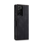 AUTSPACE A01 Series RFID Blocking Retro Matte Leather Wallet Cover for Samsung Galaxy Note20 Ultra/Note20 Ultra 5G