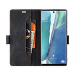 AUTSPACE A01-serien RFID-blockerande retro matt läderplånboksfodral för Samsung Galaxy Note20 Ultra/Note20 Ultra 5G