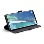 AUTSPACE A01 Series RFID Blocking Retro Matte Leather Wallet Cover for Samsung Galaxy Note20 Ultra/Note20 Ultra 5G