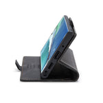 AUTSPACE A01 Series RFID Blocking Retro Matte Leather Wallet Cover for Samsung Galaxy Note20 Ultra/Note20 Ultra 5G