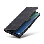 AUTSPACE A01 Series RFID Blocking Retro Matte Leather Wallet Cover for Samsung Galaxy Note20 Ultra/Note20 Ultra 5G