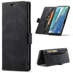 AUTSPACE A01 Series RFID Blocking Retro Matte Leather Wallet Cover for Samsung Galaxy Note20 Ultra/Note20 Ultra 5G