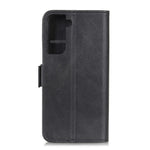 Side Absorption Protective Leather Case Shell with Wallet Stand for Samsung Galaxy S21 5G/S21 4G