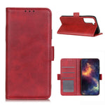 Side Absorption Protective Leather Case Shell with Wallet Stand for Samsung Galaxy S21 5G/S21 4G