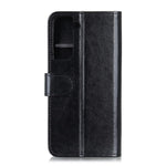 Shockproof Anti-dust Crazy Horse Leather Wallet Stand Cellphone Cover Case for Samsung Galaxy S21 5G/S21 4G