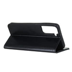 Shockproof Anti-dust Crazy Horse Leather Wallet Stand Cellphone Cover Case for Samsung Galaxy S21 5G/S21 4G