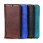 Auto-absorbed Litchi Grain Shell for Samsung Galaxy S21 5G/S21 4G Wallet Split Leather Cover