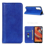Auto-absorbed Litchi Grain Shell for Samsung Galaxy S21 5G/S21 4G Wallet Split Leather Cover