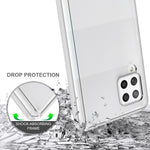 Anti-Scratch Hard Acrylic Back + Soft TPU Edge Super Slim Crystal Clear Hybrid Case for Samsung Galaxy A42 5G