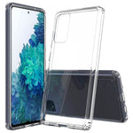 For Samsung Galaxy S20 FE 4G/5G/S20 Lite/S20 FE 2022 Anti-Scratch Shock Absorption Crystal Clear Acrylic + TPU Hybrid Case