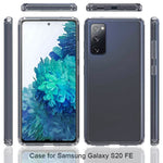 For Samsung Galaxy S20 FE 4G/5G/S20 Lite/S20 FE 2022 Anti-Scratch Shock Absorption Crystal Clear Acrylic + TPU Hybrid Case