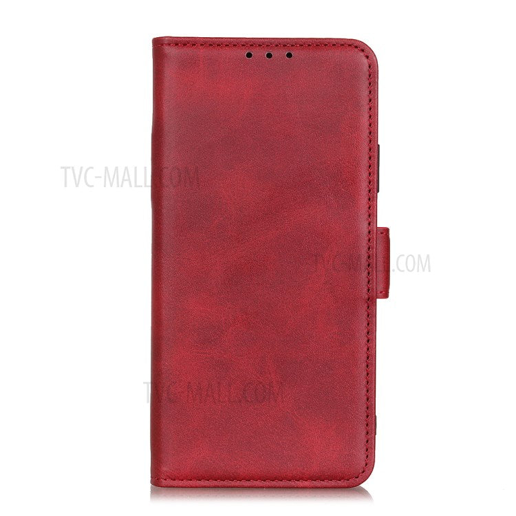 Protective Stand Magnetic Closure Leather Phone Shell for Samsung Galaxy S21 Ultra 5G