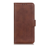 Protective Stand Magnetic Closure Leather Phone Shell for Samsung Galaxy S21 Ultra 5G