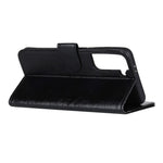 Crazy Horse Wallet Stand Leather Folio Cover for Samsung Galaxy S21 Plus