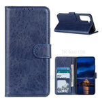Crazy Horse Wallet Stand Leather Folio Cover for Samsung Galaxy S21 Plus