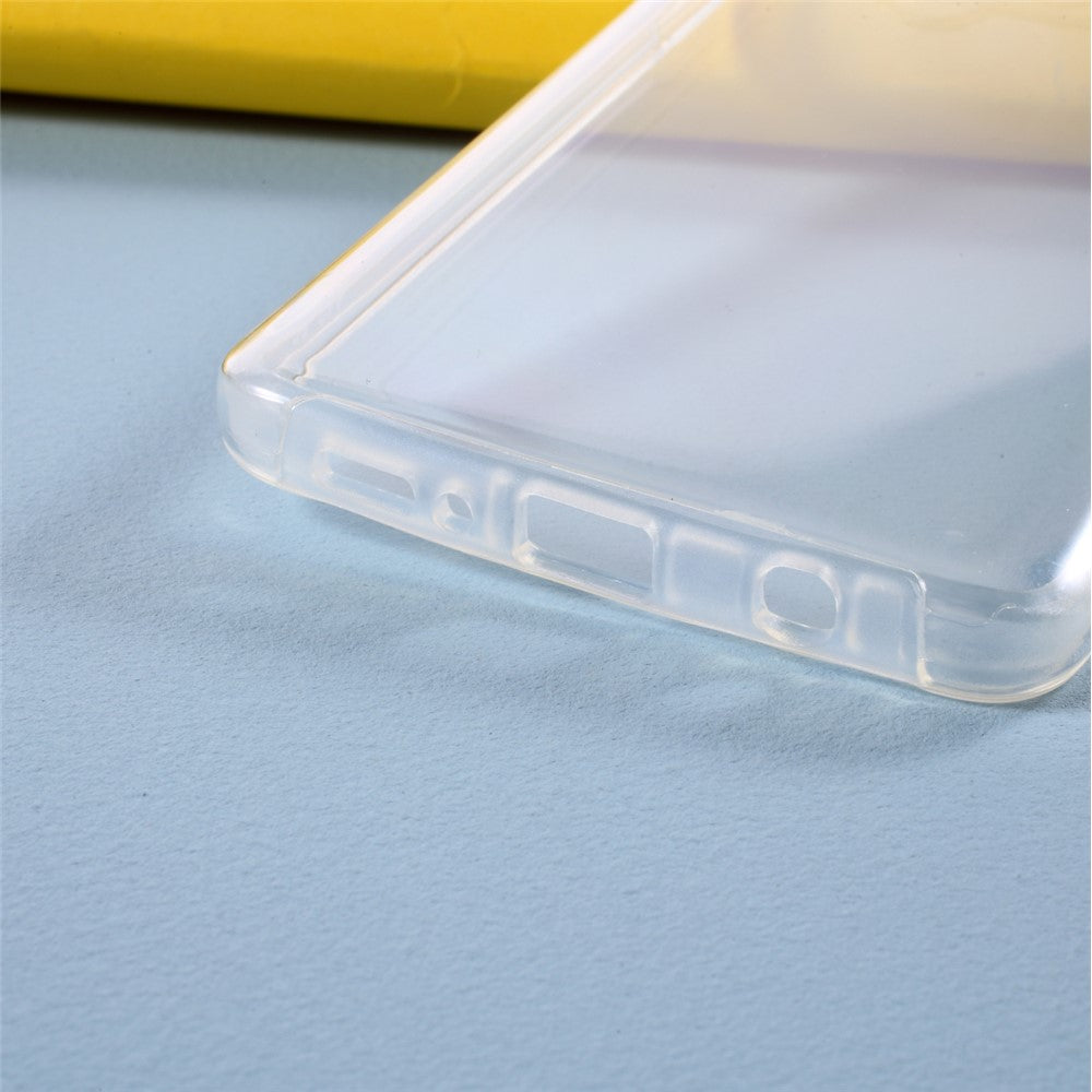 Full Protective Case for Samsung Galaxy A42 5G Hybrid PET + TPU + Acrylic Clear Shell