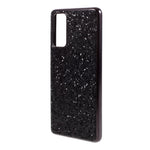 For Samsung Galaxy S20 FE 4G/5G/S20 Lite/S20 FE 2022 Glittering Sequins Design Plated TPU Frame + PC Hybrid Shell Case