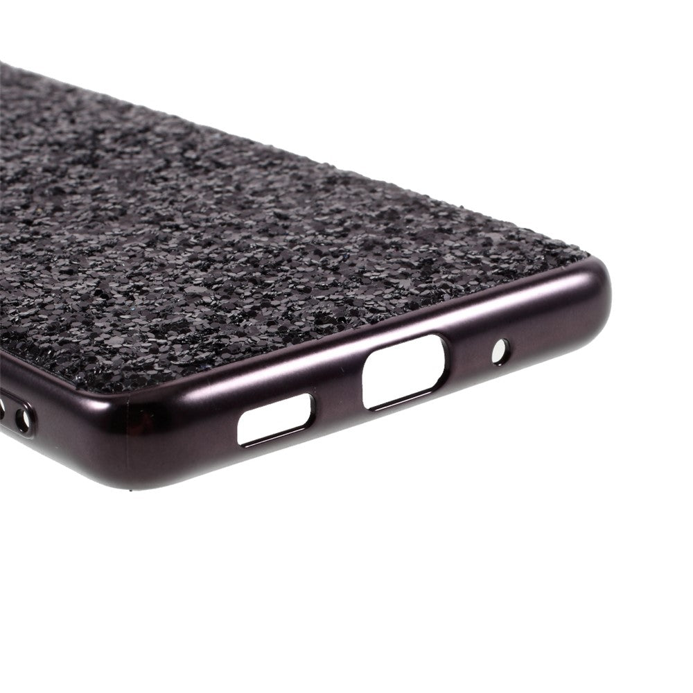 For Samsung Galaxy S20 FE 4G/5G/S20 Lite/S20 FE 2022 Glittering Sequins Design Plated TPU Frame + PC Hybrid Shell Case