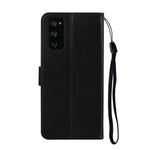 For Samsung Galaxy S20 FE 4G/5G/S20 Lite/S20 FE 2022 Solid Color Style with Card Slots Leather Shell