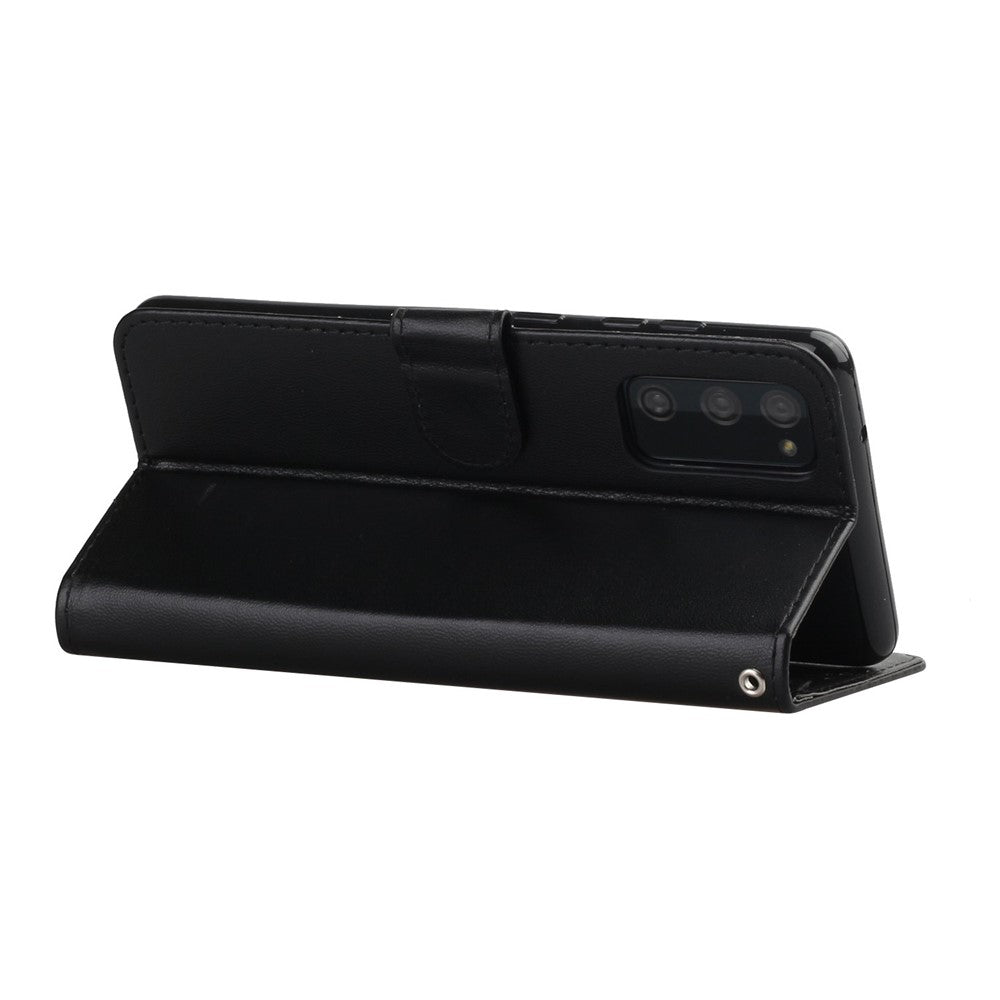 For Samsung Galaxy S20 FE 4G/5G/S20 Lite/S20 FE 2022 Solid Color Style with Card Slots Leather Shell