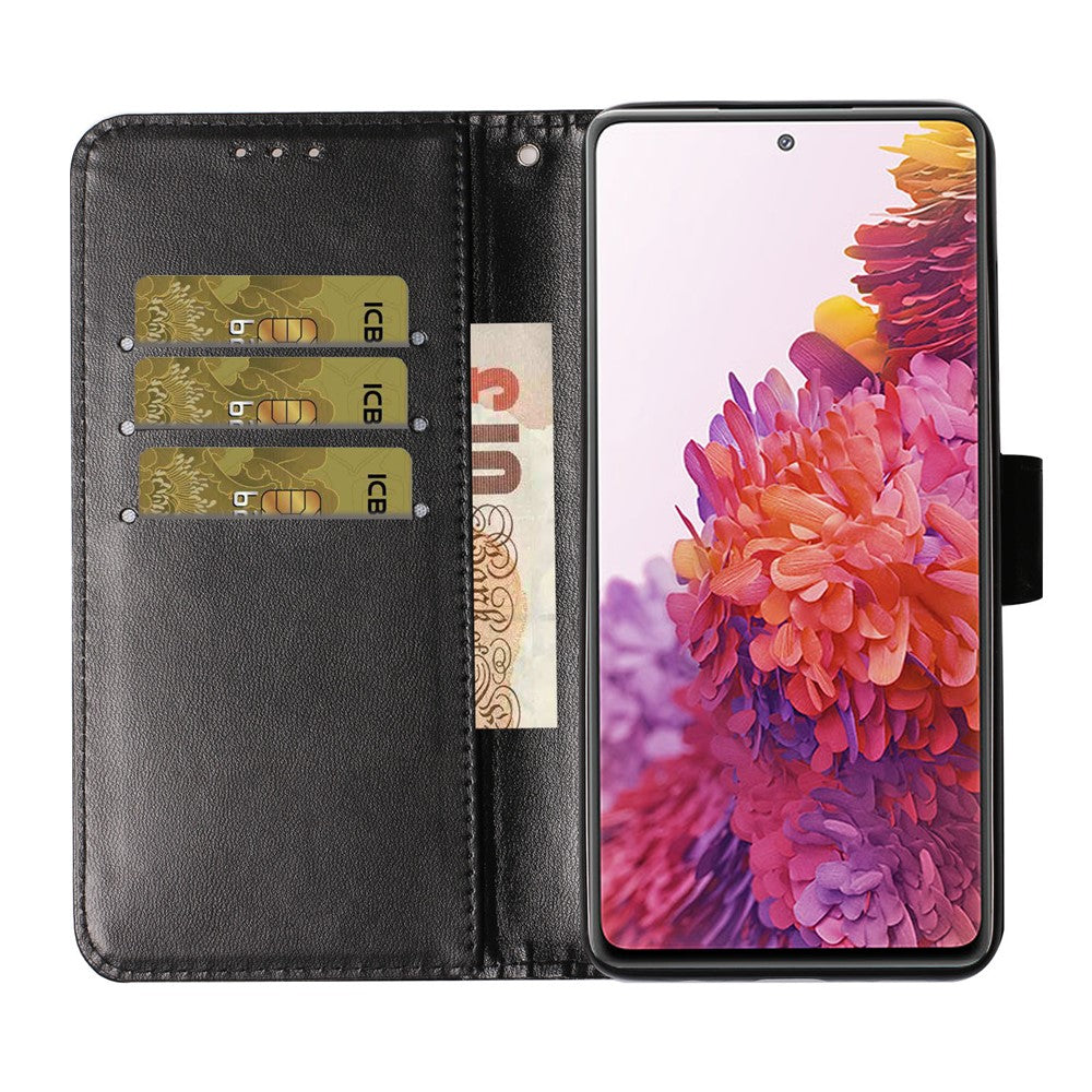For Samsung Galaxy S20 FE 4G/5G/S20 Lite/S20 FE 2022 Solid Color Style with Card Slots Leather Shell