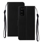 For Samsung Galaxy S20 FE 4G/5G/S20 Lite/S20 FE 2022 Solid Color Style with Card Slots Leather Shell