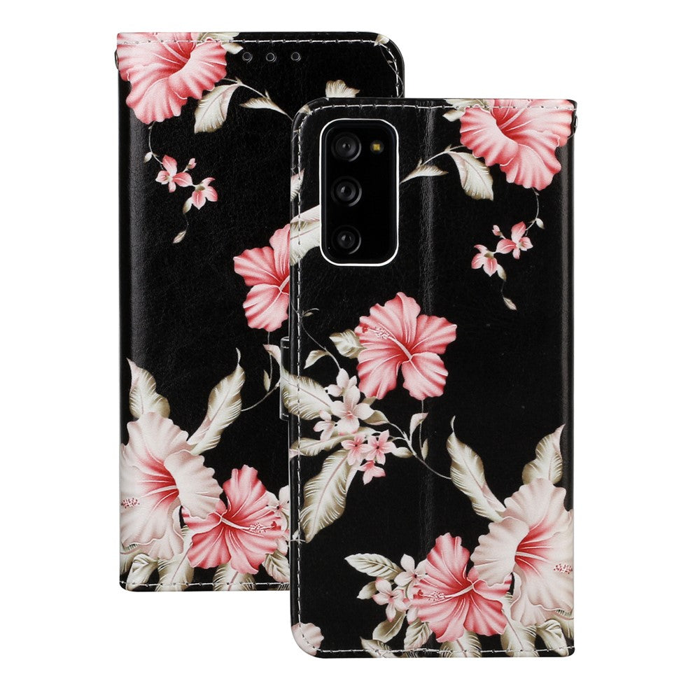 For Samsung Galaxy S20 FE 4G/5G/S20 Lite/S20 FE 2022 Pattern Printing Wallet Leather Protector Cover