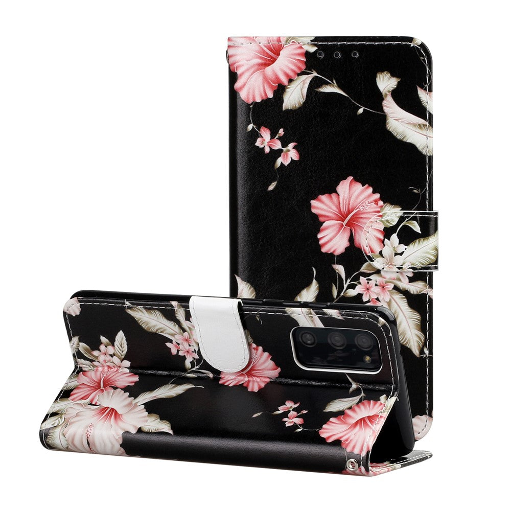 For Samsung Galaxy S20 FE 4G/5G/S20 Lite/S20 FE 2022 Pattern Printing Wallet Leather Protector Cover