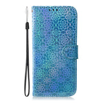 Flower Pattern Leather Stand Wallet Case for Samsung Galaxy S21 5G/S21 4G