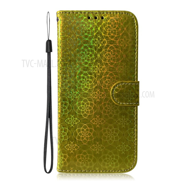 Flower Pattern Leather Stand Wallet Case for Samsung Galaxy S21 5G/S21 4G