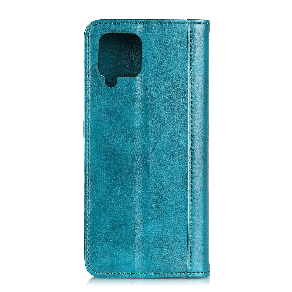 Retro-stil Delat Läderfodral med Plånbok + Stativ för Samsung Galaxy A12