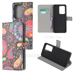 Wallet Stand Leather Pattern Printing Protective Case for Samsung Galaxy S30 Ultra/S21 Ultra